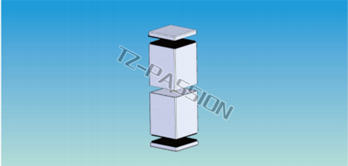Point type curtain wall connection 2964-C