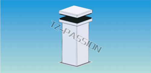 Point type curtain wall connection 2965-A