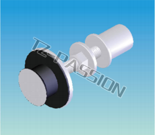 Point type curtain wall connection 2991-3A Movable countersunk head