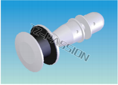 Point type curtain wall connection 2993-22 Movable flat head