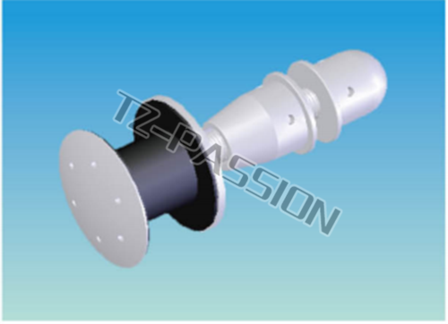 Point type curtain wall connection 2994-32 Movable round head