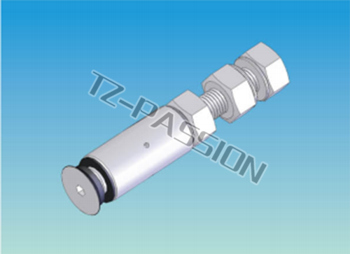 Point type curtain wall connection 2996-7 Fixed flat head