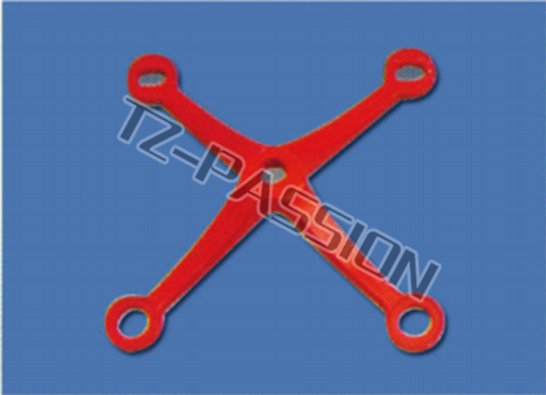 Point type curtain wall connecting claw red