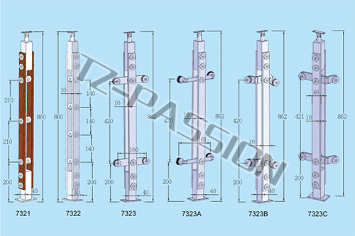 Stainless steel column 8