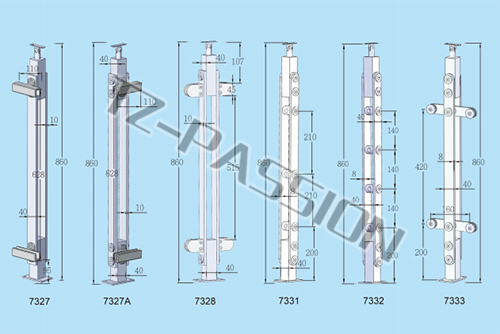 Stainless steel column 10