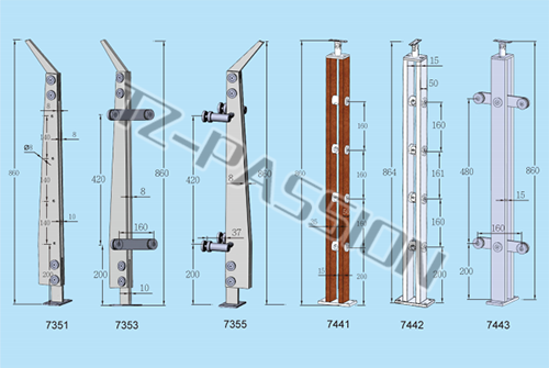 Stainless steel column 12