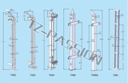 Stainless steel column 14